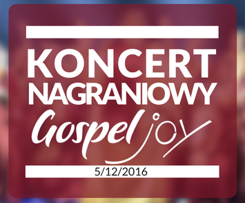 5 grudnia 2016 GOSPEL JOY NAGRYWA PŁYTĘ!!!