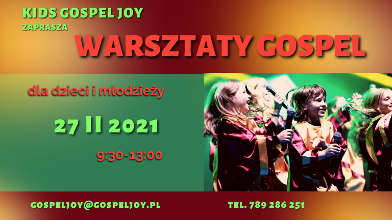 Ruszyły zapisy na Warsztaty Gospel z KIDS Gospel Joy